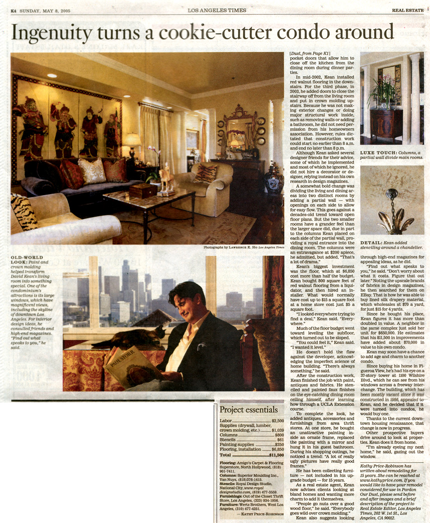 Los Angeles Times Real-estate Section Page 2
