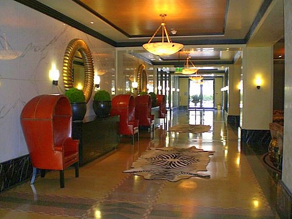 Eastern Columbia Lofts lobby downtown LA
